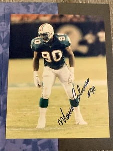 Marco Coleman #90 Autograph Photo Miami Dolphins Football Auto 8x10" Hand Signed - Bild 1 von 5