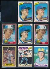 Lot (32) 1979-1993 Robin Yount Topps Donruss Fleer run cards great for sigs