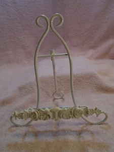 Vintage White Painted Wire Photo Frame - Picture 1 of 5