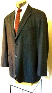 Men's IBIZA Gray Two Button 100% Wool Valencia Model 44L Sport Coat Jacket NWOT - Picture 1 of 11