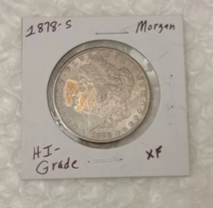 USA 1 $ Dollar, Morgan Silber Dollar Münze. 1878-S. XF  - Bild 1 von 6