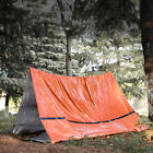 2 Person Emergency Shelter Bivy Survival Tent Kit Outdoor SOS Thermal Blanket MA
