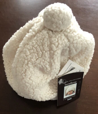 JJ Cole Collections Baby Hat Boy Girl Bundle Me 6-12M Ivory ~ NWT - Image 1 of 4