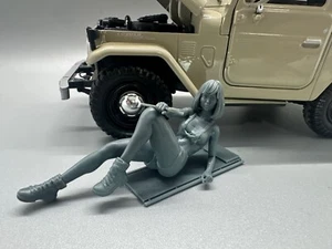 1/24 Scale Sexy Mechanic Girl Resin Figure Unpainted - Picture 1 of 5