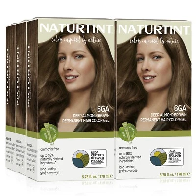 Naturtint Permanent Hair Color - 6GA Deep Almond Brown  5.07 Fl Oz (Pack of 6) - Image 1 of 4