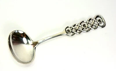 Cuchara para servir Noruega Celta David Andersen 830S Plata Ringebu Berry Foto 1 de 4