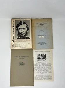 Thoreau Society Booklets Centenary Celebration Monograph Concord Saunterer - Picture 1 of 6