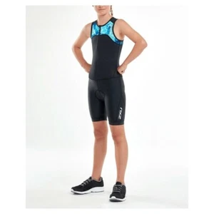 2XU Active Youth Trisuit, Medium, Black/Splash, CT5543d - Bild 1 von 5