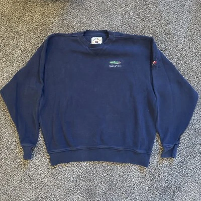 Vintage 90s Men's Cutter & Buck Golf Navy Sweater Sweatshirt Crewneck XL - Image 1 of 4