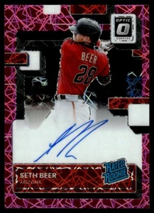 2022 Donruss Optic Rated Rookie Signatures Prizm Seth Beer Auto 46/99 Arizona - Picture 1 of 2