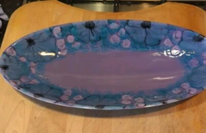 Poole Pottery Jasmine Bowl 39cm L 19cm W Immaculate And Beautiful Condition - Picture 1 of 10