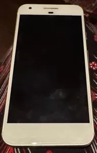Google Pixel G 2PW4100 White 32GB PARTS REPAIR Fast Ship Good No Power Cracked - Picture 1 of 3
