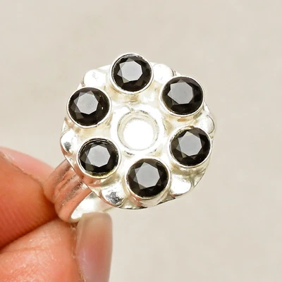 Anello gioiello in argento sterling 925 fatto a mano con pietra preziosa... - Immagine 1 di 4