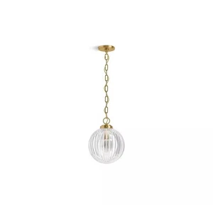 KOHLER Embra By Studio McGee 1-Light Brushed Moderne Brass Pendant Light - Picture 1 of 8
