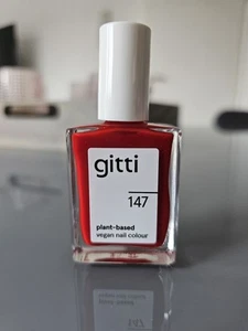 NEU Gitti Nagellack Nr. 147 NP 20,00€ veganer Nagellack rot - Bild 1 von 3