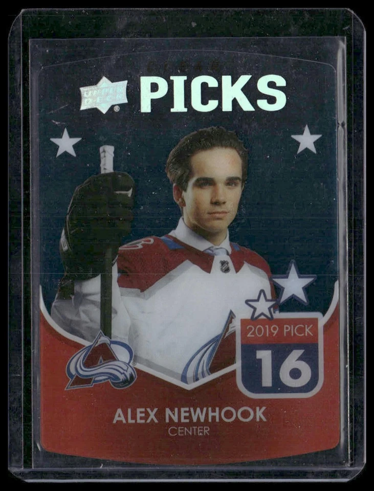 2021-22 Upper Deck #CP-10 Alex Newhook Clear Picks - Image 1 of 2
