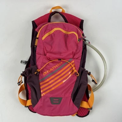 Nathan FireStorm Бег/Велосипед 2 Литра Жилет для Хранения Воды Гоночный Розовый Гидрапак - ЧИСТЫЙ! - Изображение 1 из 4