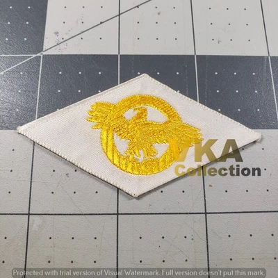 White Nylon Ruptured Duck Honorable Discharge Patch - Image 1 of 2