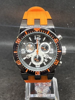 Reloj Hombre Joshua & Sons JS55 Cuarzo Suizo Cronógrafo Correa Silicona Foto 1 de 4