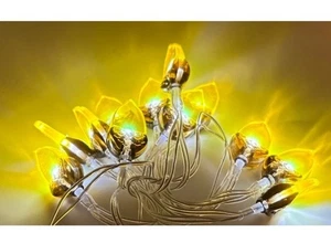 Fall/Autumn/Thanksgiving 12 LED 4.3ft Battery Operated Acorn String Lights - Picture 1 of 10