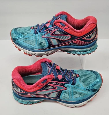 BROOKS Ravenna 6 Womens Size 6.5 M Teal & Pink Athletic Running Sneaker Shoes  - Image 1 of 4