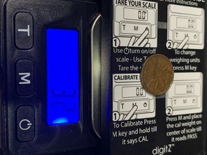 1959 Canadian 1 Cent Leaf Coin,error In KG,error In Date Circulated,uncertified - Picture 1 of 3