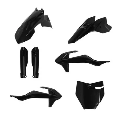 Kit de carrocería completa de repuesto Acerbis negro para KTM 50 SX 16-23 Foto 1 de 4
