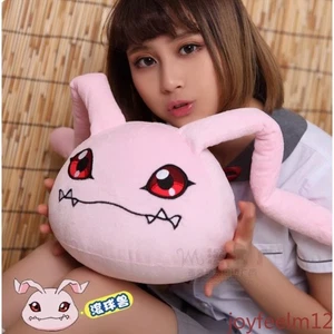 Lindo muñeco de peluche digital Monster Koromon juguete de peluche almohada rosa relacionado con el anime - Imagen 1 de 7