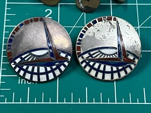 WWII Army Air Corps Force Transport Command Sterling DI Set of 2 Levelle - Picture 1 of 3