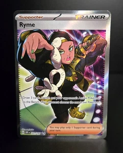 Pokémon TCG - RYME - 221/197 - FULL ART - ULTRA RARE - OBSIDIAN FLAMES 2023 - NM - Picture 1 of 2