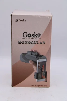 Gosky Titan 12X50 High Power Prism Monocular Quick Smartphone Holder Open Box - Image 1 of 4
