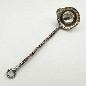 RARE SMALL CREAM LADLE OLD SHEFFIELD PLATE GEORGE III 18TH CENTURY - Picture 1 of 4
