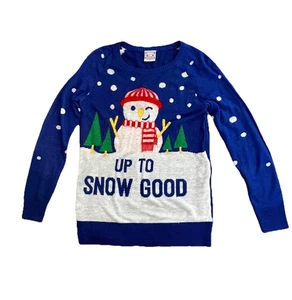 Gut getragener "Up To Snow Good" hässlicher Weihnachtspullover Damen Gr. S - Bild 1 von 4