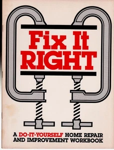 Fix It Right Do-It-Yourself Home Repair & Improvement Workbook 1983 - Bild 1 von 7