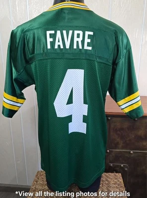 Camiseta de fútbol americano Brett Favre de Green Bay Packers para hombre 48 verde de colección Foto 1 de 4
