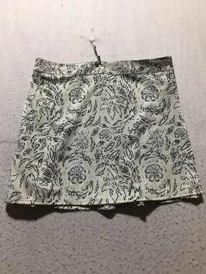 Falda Desgarrada Hawaii Falda de Natación para Mujer XL Beige Negro Floral Sin Forro Ligera Foto 1 de 4