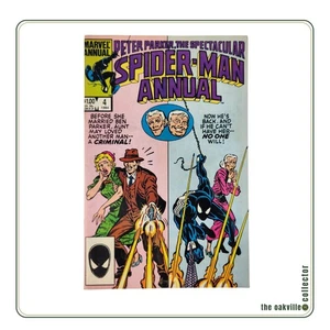 Marvel Comics The Spectacular Spider-Man Annual #4 (1984) Black Cat Silvermane - Bild 1 von 3