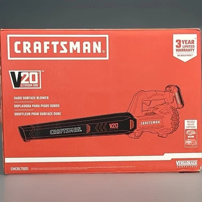 Kit Soplador de Hojas Inalámbrico CRAFTSMAN 20V MAX con Batería y Cargador - CMCBL710D1 Foto 1 de 2