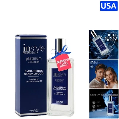 Sándalo ardiente Elevate Your Essence with Platinum Collection EDP 3,4 oz Foto 1 de 4