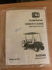 Cushman 642586 golf buggy / shuttle bus owners manual ...£20+VAT