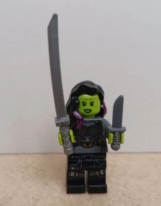 Lego Gamora Minifigure 76081 Silver Armor Marvel Guardians of the Galaxy  - Picture 1 of 4