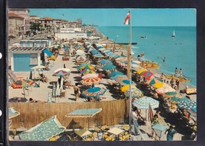 Cartolina Porto San Giorgio La Spiaggia MC244 - Picture 1 of 1