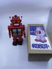 Vintage Star Strider Robot walking  Battery Operated Tin Toy