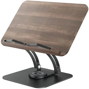 Book Stand for Reading Adjustable Book Holder with 360° Swivel Base Foldable ... - Picture 1 of 6