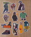 Lot of 11 MF DOOM & Quasimoto Decal Sticker Pack Rap Hip Hop Music Vinyl DJ