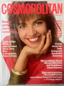 COSMOPOLITAN JAN 1987 - WINNIE MANDELLA - ROBERT ELMS - DIANE KEATON - SEXY HAIR - Picture 1 of 1