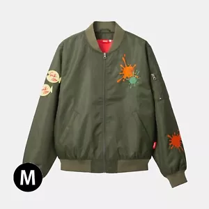 Nintendo TOKYO Splatoon 3 Salmon Run Unisex Khaki Jacket Outer Size M New - Picture 1 of 7