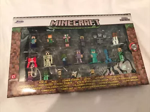 Paquete de 20 figuras de metal fundido a presión Minecraft Nano Metalfigs Wave 2 de 1,65 pulgadas cada una - Imagen 1 de 3