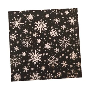 NWT, Bandana - Black and White Snowflakes - Picture 1 of 4