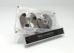 Ruban cassette Reel to Reel fait maison design de haute qualité couleur argent 2 pièces - Photo 1/6